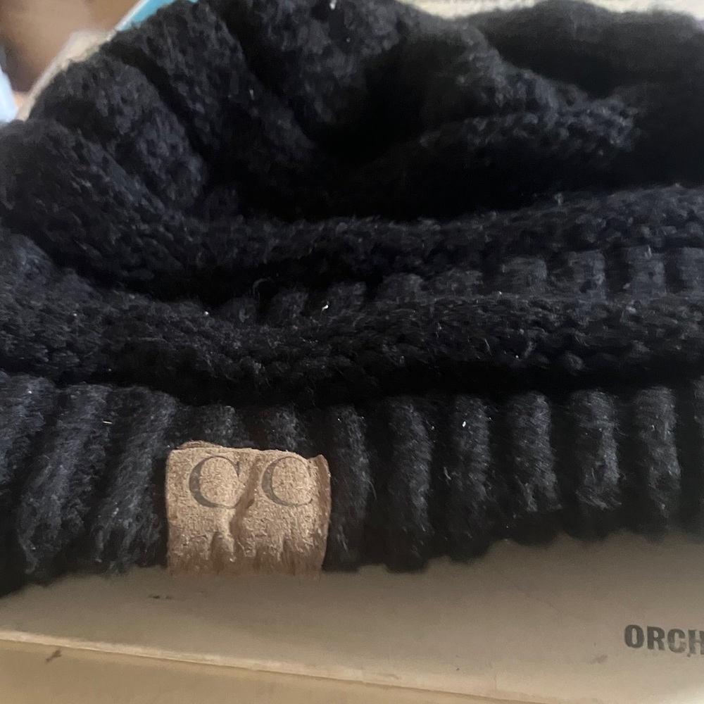 FINAL MARKDOWN CC Black Knit Beanie